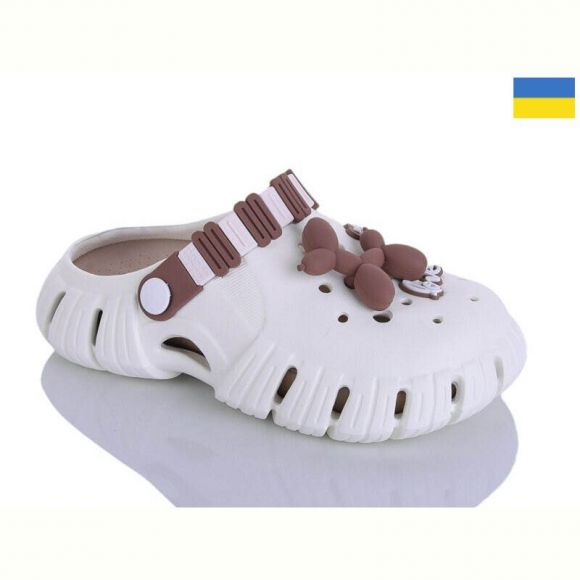Кроксы Malibu 6012 крем/мокко