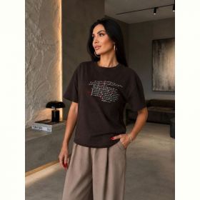 Футболка New Season F055 brown