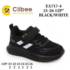 Кроссовки Clibee ApB-EA717-4 black-white