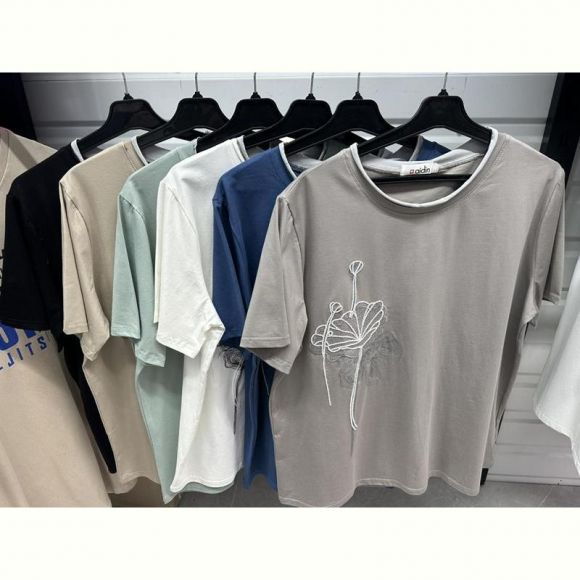 Футболка Aidin-шик шок 598 beige Футболка Aidin-шик шок 598 beige