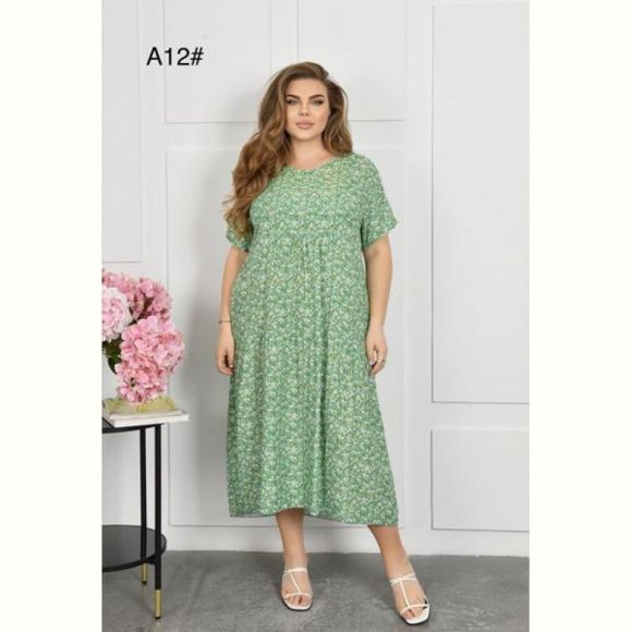Платье Romeo life 12 green Платье Romeo life 12 green