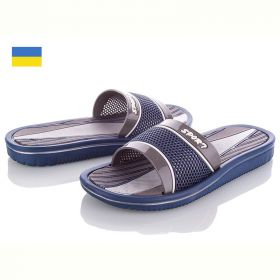 Шлепанцы Roksol Roksol ММ3 серый-синий