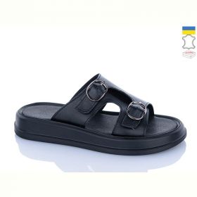 Шлепанцы Sali 12 чорний к чор-п.