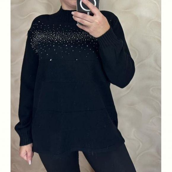 Свитер LeVisha 24070 black Свитер LeVisha 24070 black