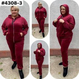 Костюм спорт Romeo life 4308-3 wine