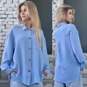 Рубашка Karolina KR104 blue
