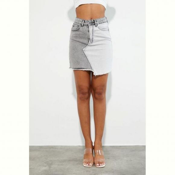 Юбка Maxim Jeans 4076 grey-white