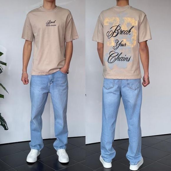 Футболка i8denim 2124 beieg Футболка i8denim 2124 beieg