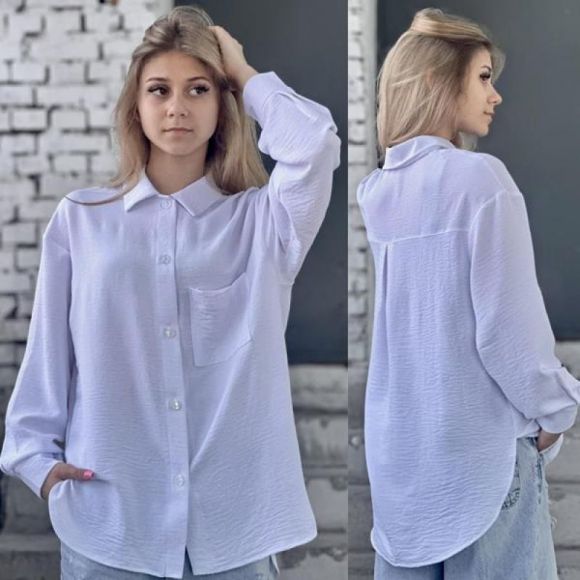 Рубашка Karolina KR103 l.blue