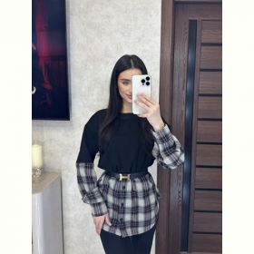 Туника Valentina 7 black-grey