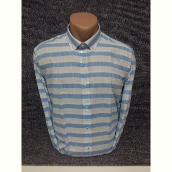 Рубашка Mary Poppins 3751 l.blue