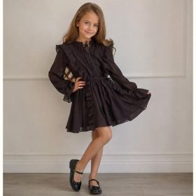 Платье Moda school 7351 chocolate Платье Moda school 7351 chocolate