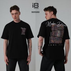Футболка i8denim 90580-2 black Футболка i8denim 90580-2 black
