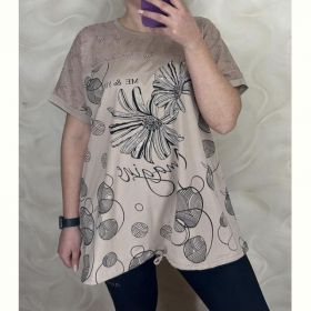 Футболка LeVisha 26011 beige Футболка LeVisha 26011 beige