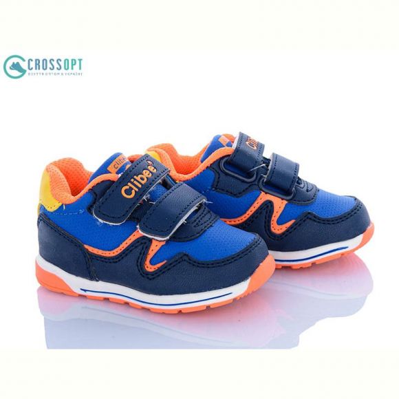 Кроссовки Clibee F655 d.blue-orange