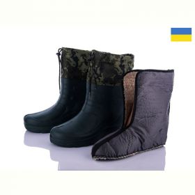 Сапоги Krok Крок сапог Б12 зеленый с чулком