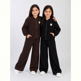Костюм спорт Moda school 8619 brown Костюм спорт Moda school 8619 brown