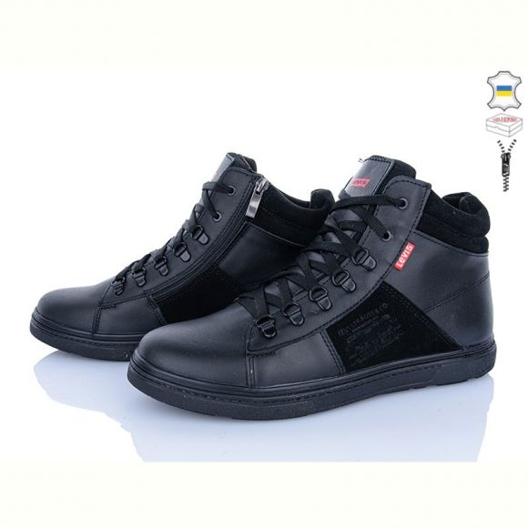 Ботинки Alex Bens 1510 L-M-2 чорний Ботинки Alex Bens 1510 L-M-2 чорний