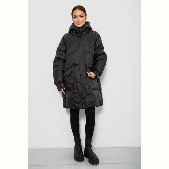 Куртка Obuv OK2 2022-51 (12016) black БАТАЛ Куртка Obuv OK2 2022-51 (12016) black БАТАЛ