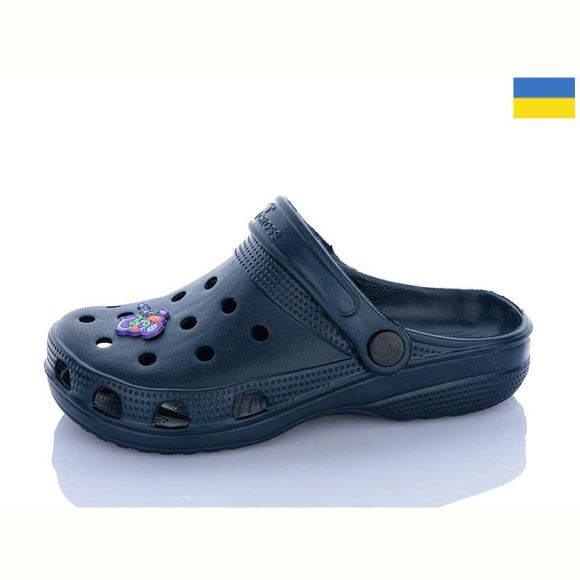Кроксы Cross 017 т.синій джибітси в асортіменті