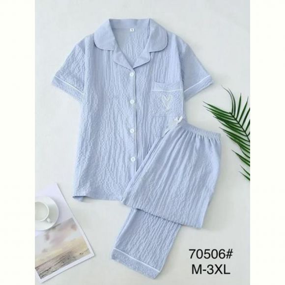 Ночнушка Brilliant 70506 l.blue