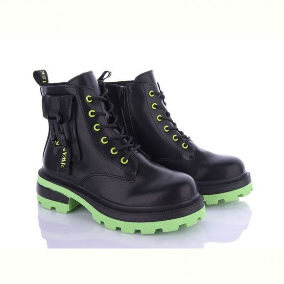 Ботинки Violeta 197-36 black-green Ботинки Violeta 197-36 black-green