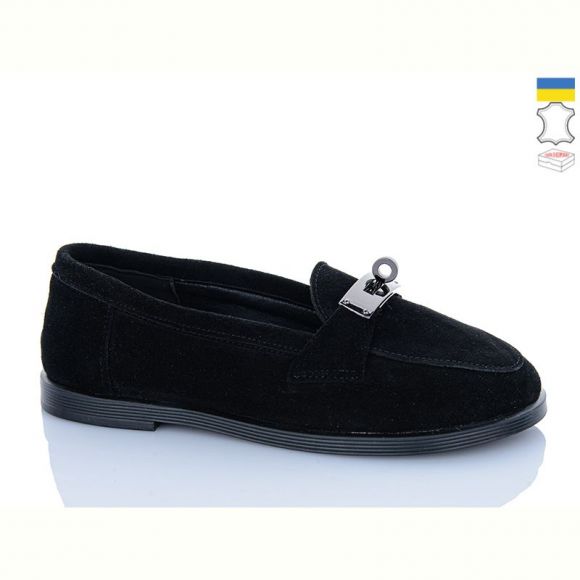 Туфли Garti 409 чорний замш