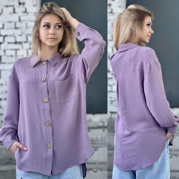 Рубашка Karolina KR100 lilac