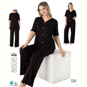 Пижама Cotpark 14728 black Пижама Cotpark 14728 black