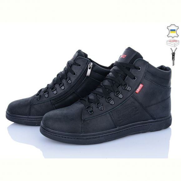 Ботинки Alex Bens 15 L-M чорний Ботинки Alex Bens 15 L-M чорний