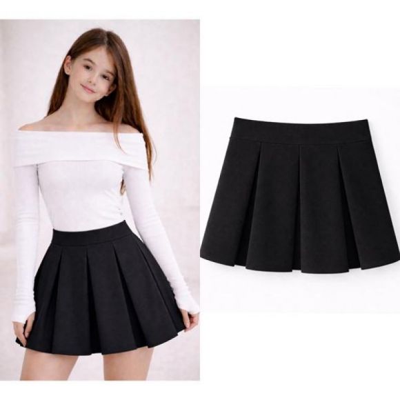 Юбка-шорты Karolina KR601 black