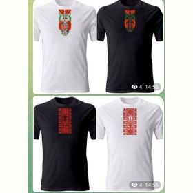 Футболка Mary Brand 175 black-red