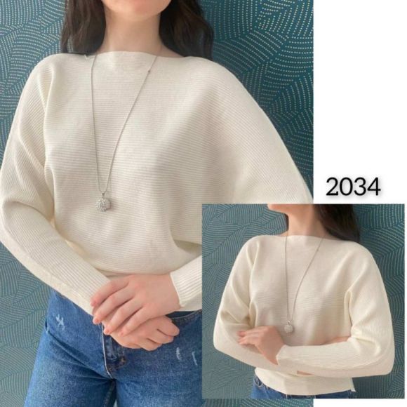 Свитер Seven Group 2034 white Свитер Seven Group 2034 white