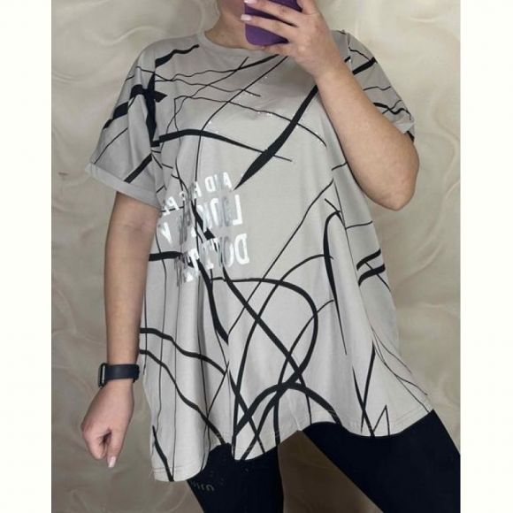 Футболка LeVisha 26009 grey Футболка LeVisha 26009 grey