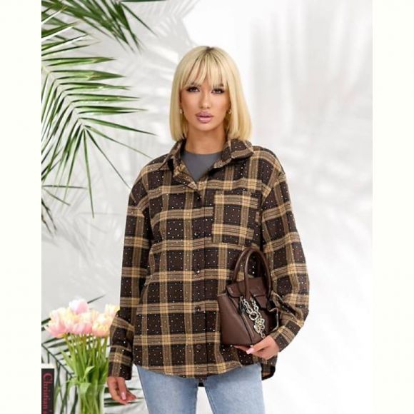 Рубашка Lelis 1125 brown