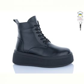 Ботинки Sali 92 чорний к чор-п.зима