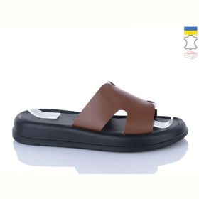 Шлепанцы Sali 505-25 коричневий чор-п. Шлепанцы Sali 505-25 коричневий чор-п.