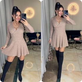 Платье Arina 8063 d.beige Платье Arina 8063 d.beige