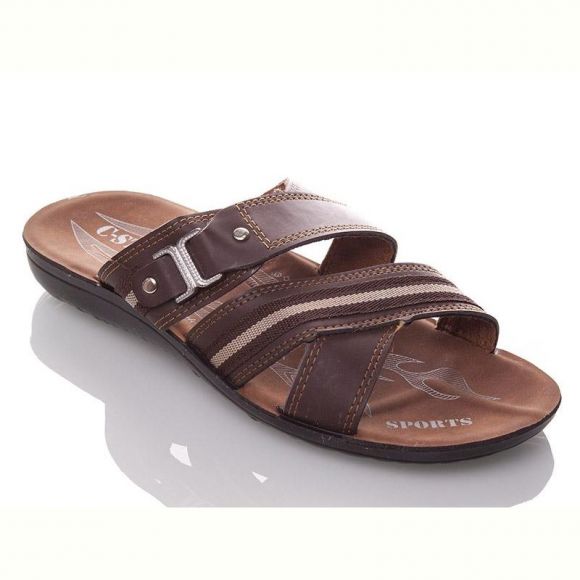 Шлепанцы Malibu MKD3819 brown Шлепанцы Malibu MKD3819 brown