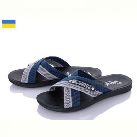 Шлепанцы Demur TRK26-2-007 сірій-синій Шлепанцы Demur TRK26-2-007 сірій-синій