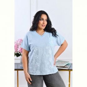 Футболка LeVisha 26121 l.blue Футболка LeVisha 26121 l.blue