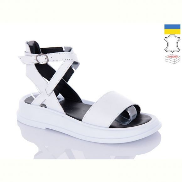 Босоножки Garti 0145 білий шкіра