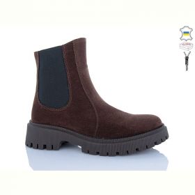 Ботинки Sali 187 коричневи з кор-п.зима
