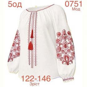 Вышиванка Надийка ND895-0751 white