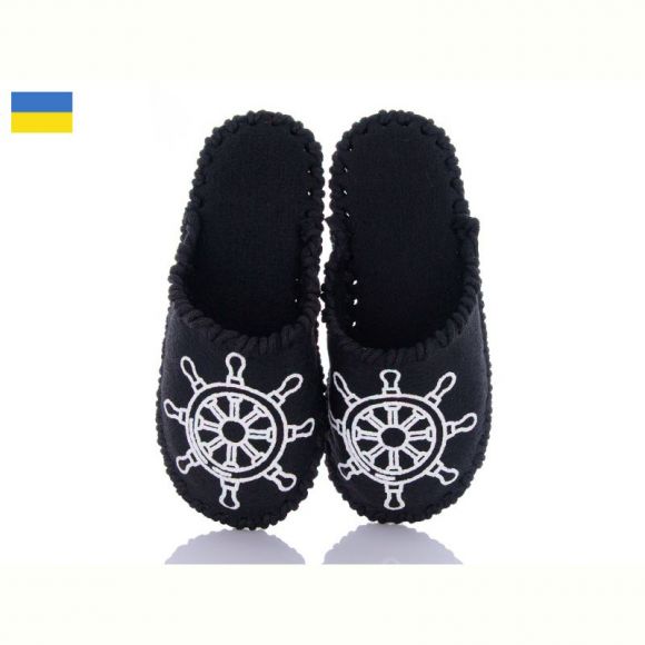 Тапочки Vends 013 чорний Тапочки Vends 013 чорний