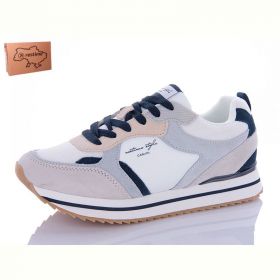 Кроссовки Restime JWB24031 grey-beige