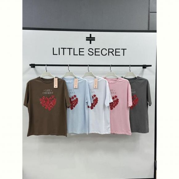 Футболка Little Secret 500454 d.grey