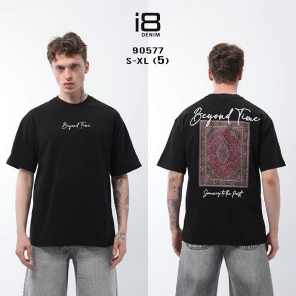 Футболка i8denim 90577 black Футболка i8denim 90577 black