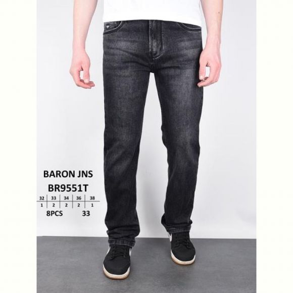 Джинсы God Baron 9551 black