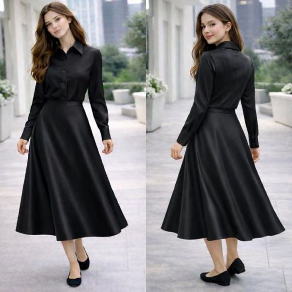 Рубашка Karolina KR505 black